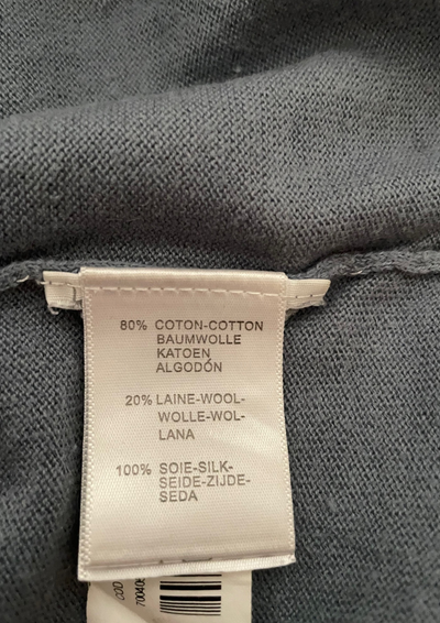 💎 Gilet bleu à volants 💙 – Taille 38
