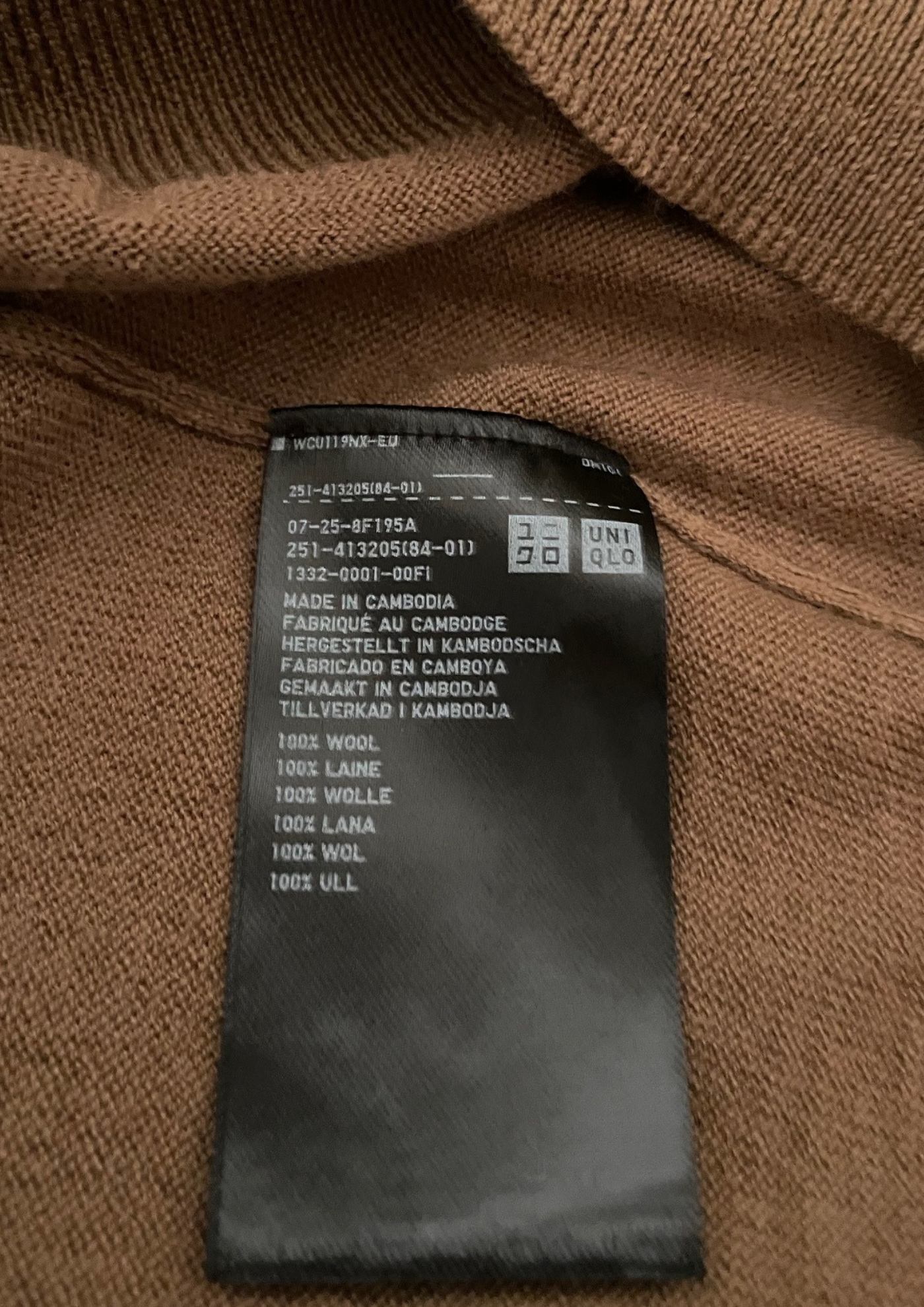 ✨ Pull 100% laine marron — Taille 38 🧶🤎