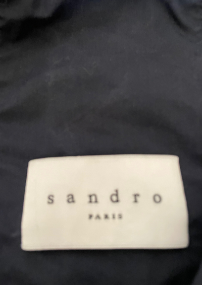 Anorak à capuche bleu marine, demi-zip & poche kangourou – Taille M 🚶