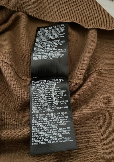 ✨ Pull 100% laine marron — Taille 38 🧶🤎