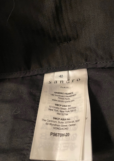 💥 Pantalon élégant ceinturé en laine vierge Taille 40💥