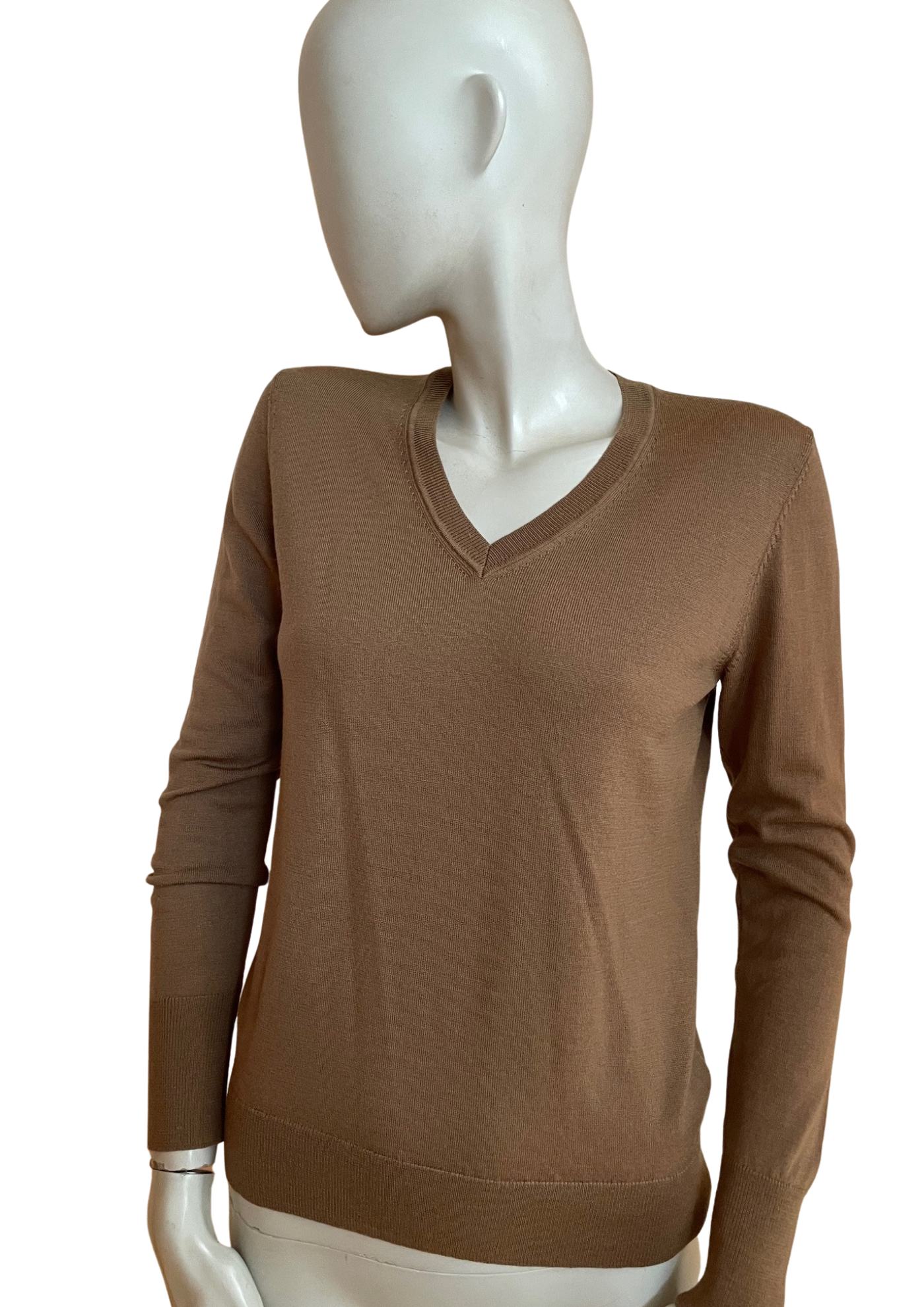 ✨ Pull 100% laine marron — Taille 38 🧶🤎