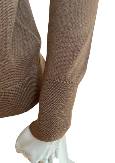 ✨ Pull 100% laine marron — Taille 38 🧶🤎