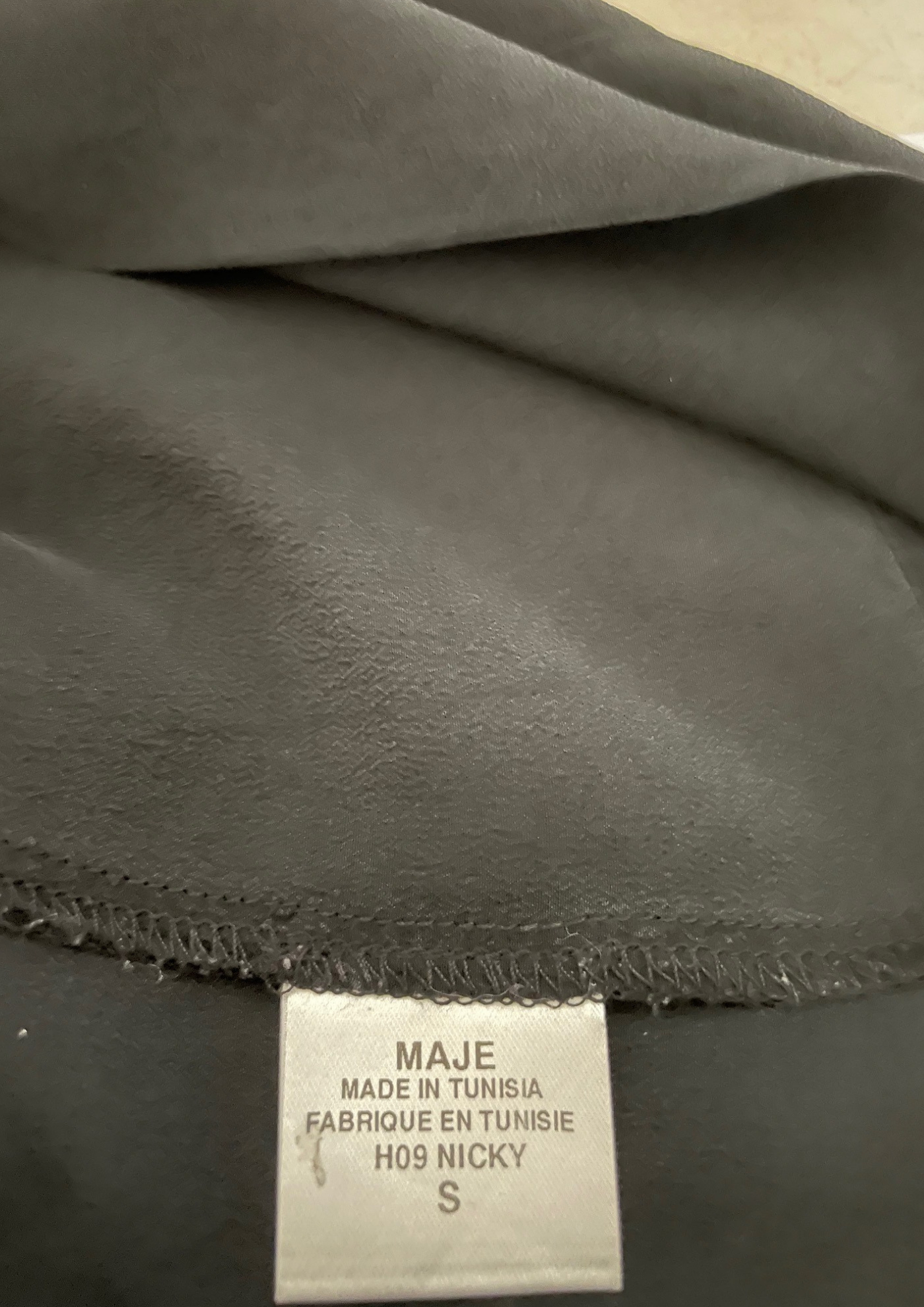 ✨ Robe noire en soie – Taille 36 ✨👗🖤