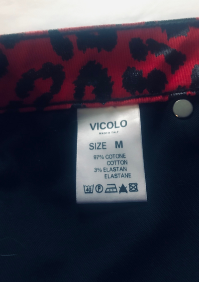 Jupe à motifs léopard Taille 38 (Neuf)