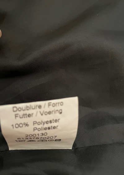🧥 Veste Tailleur Grise Chic à Détails Contrastants – Taille 40