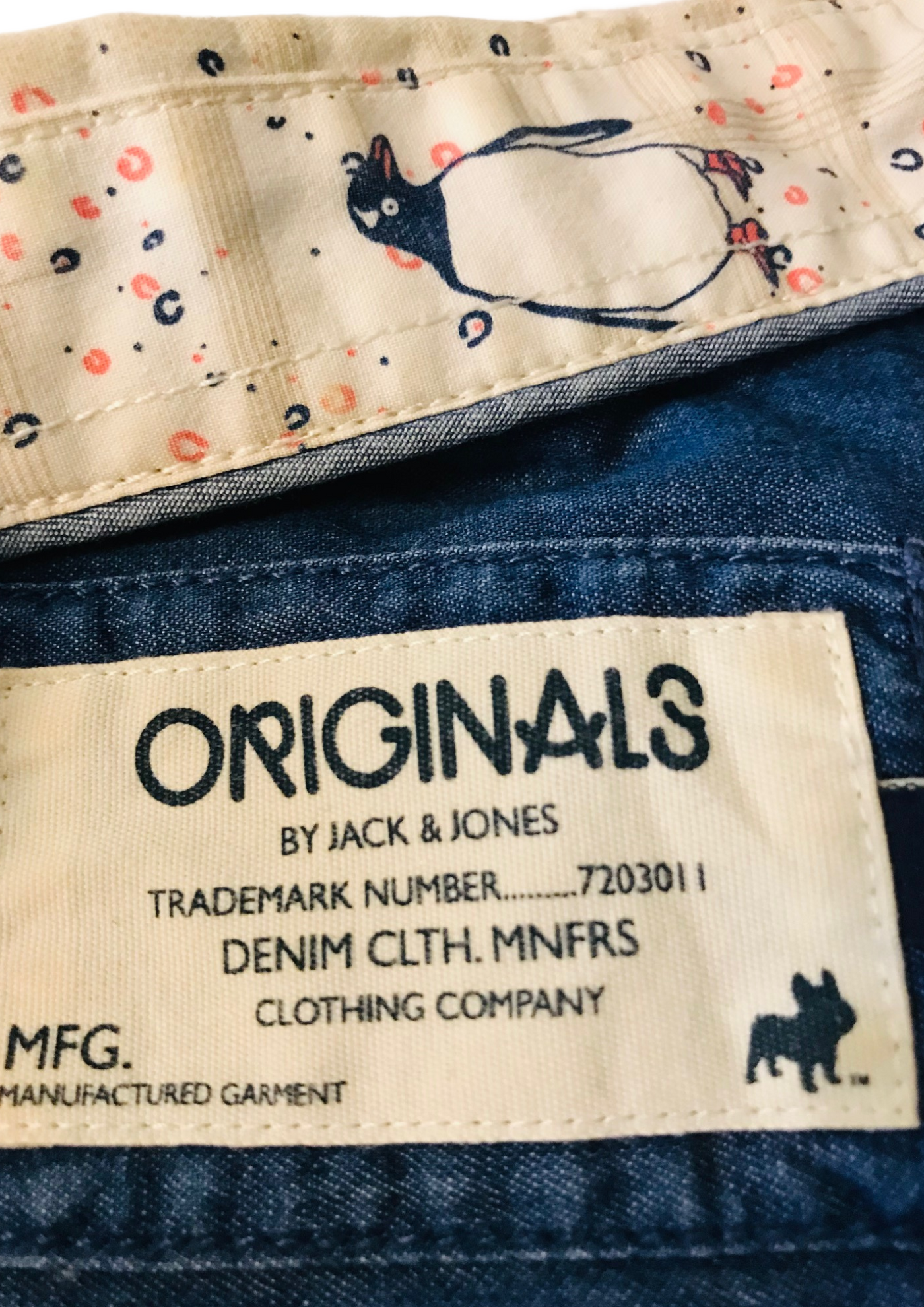 Chemise imprimé “tropicool” – col mao, manches courtes  Taille S 🌴🐬🦩