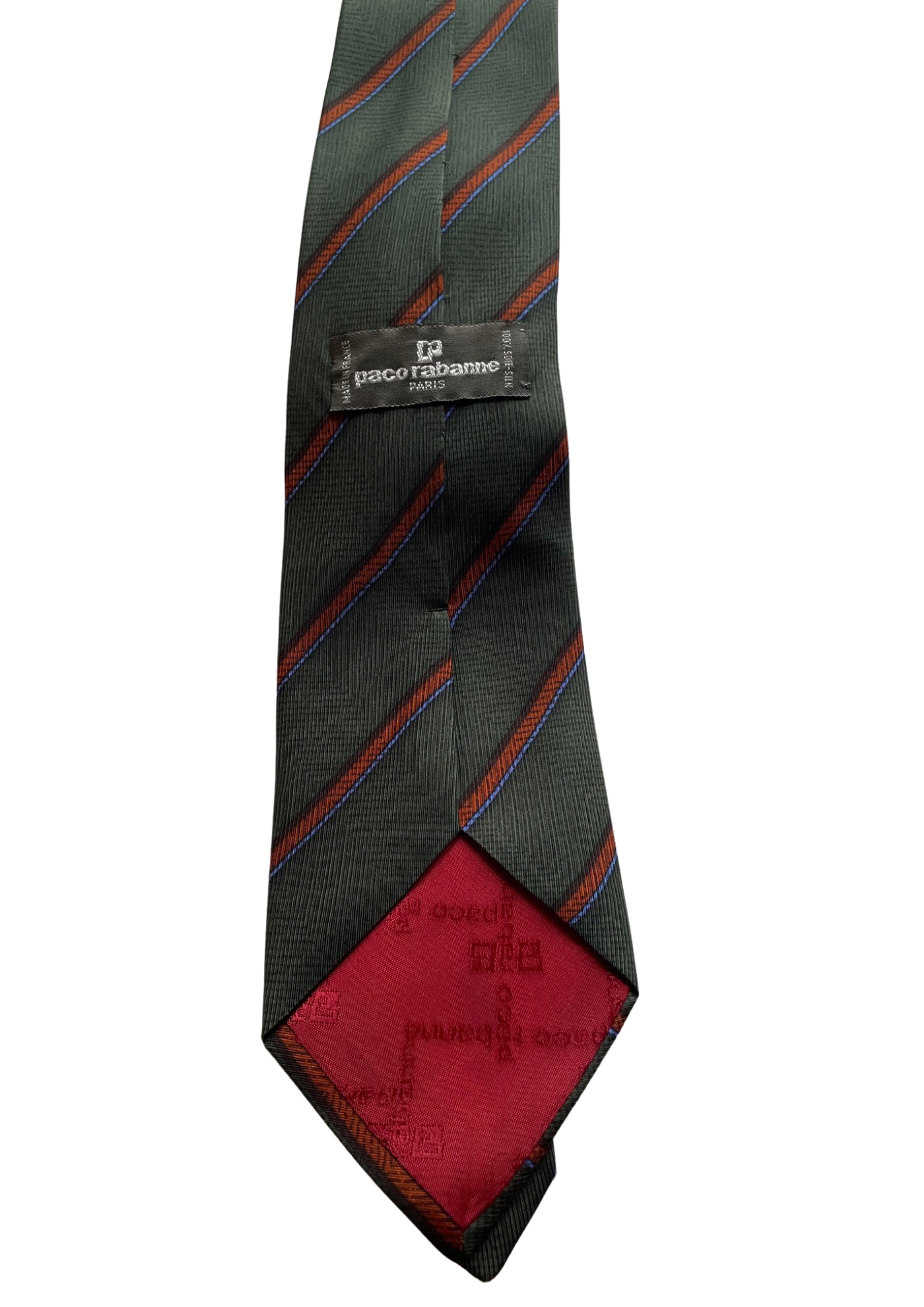 🎩 Cravate rayée en soie Élégance intemporelle ✨