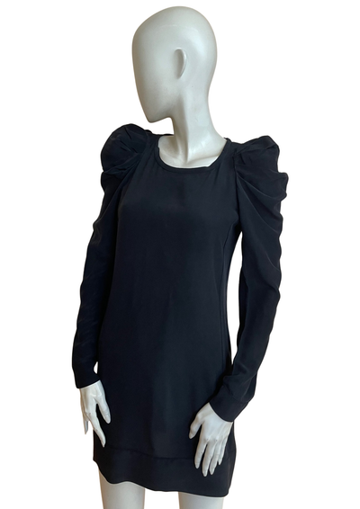 ✨ Robe noire en soie – Taille 36 ✨👗🖤