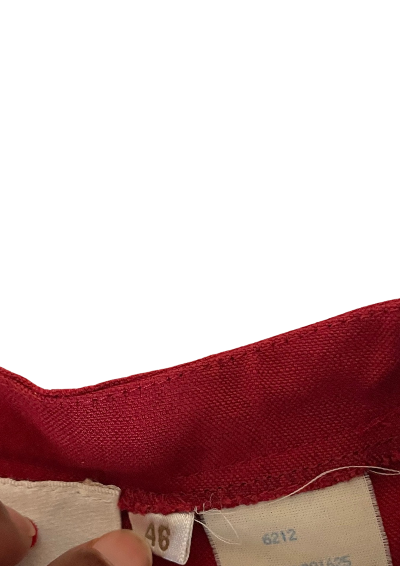 👜 Jupe rouge élégante Taille 46 👜