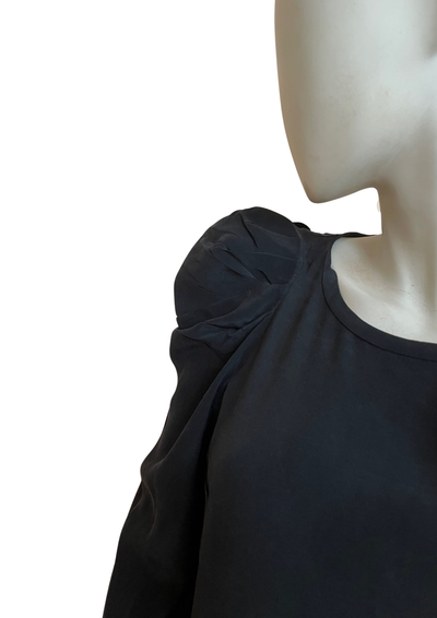 ✨ Robe noire en soie – Taille 36 ✨👗🖤