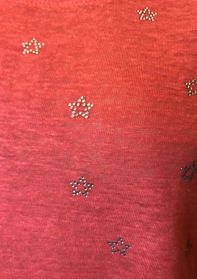 Top en lin et strass Taille 38
