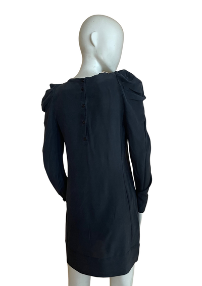 ✨ Robe noire en soie – Taille 36 ✨👗🖤
