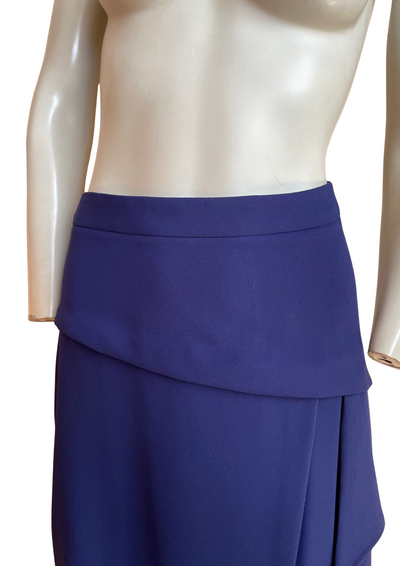 💙 Jupe bleu nuit – Élégance intemporelle Taille 46