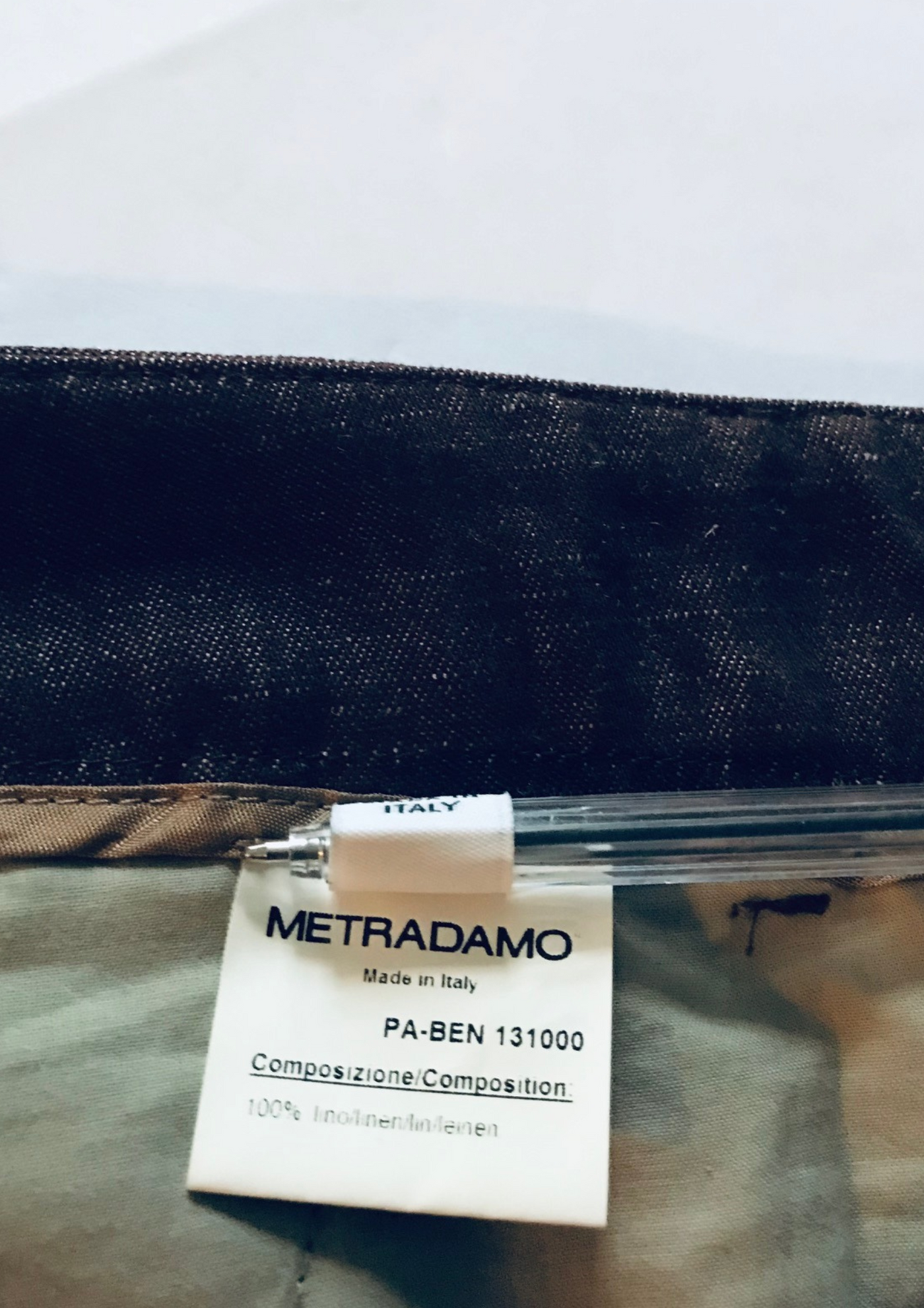 Pantalon en lin Taille 44 (Neuf)