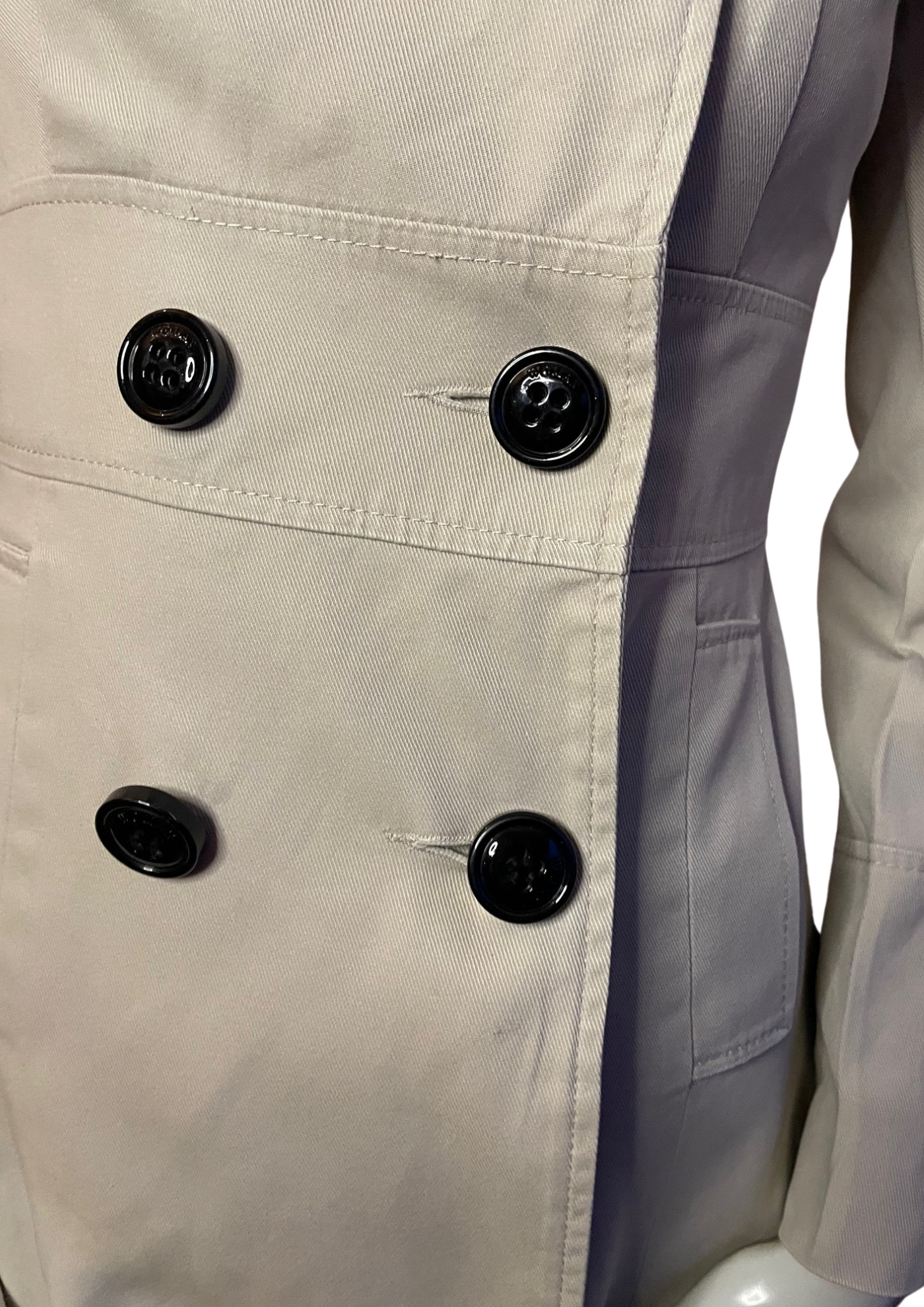 🧥 Élégant trench-coat beige Taille 36 🧥