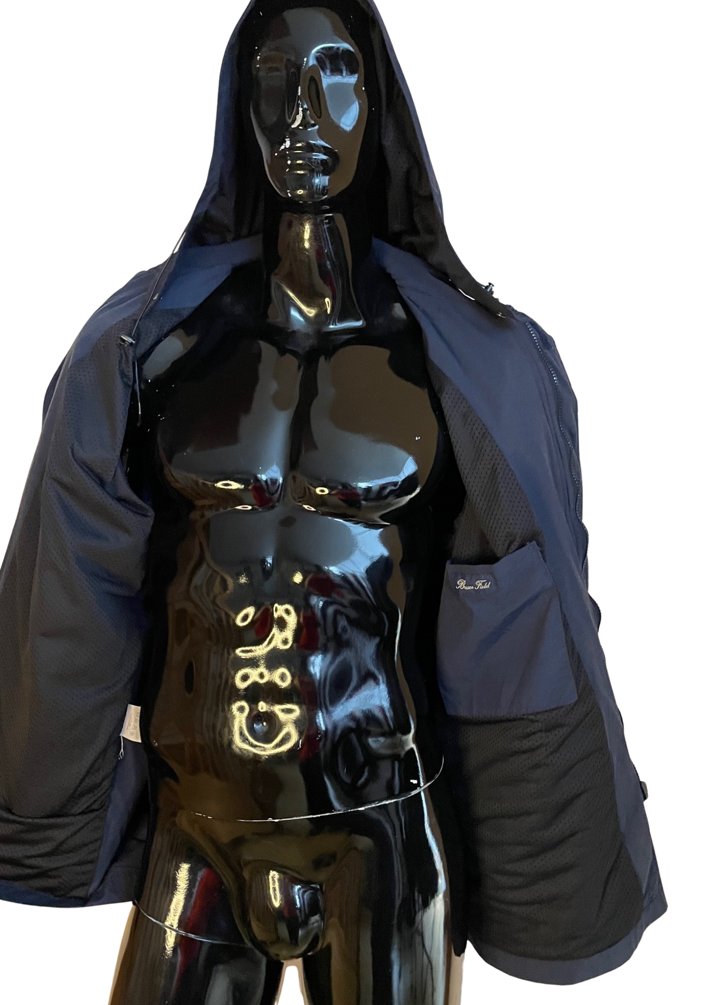 🧥 Veste imperméable – Élégance urbaine marine Taille L 💙☔