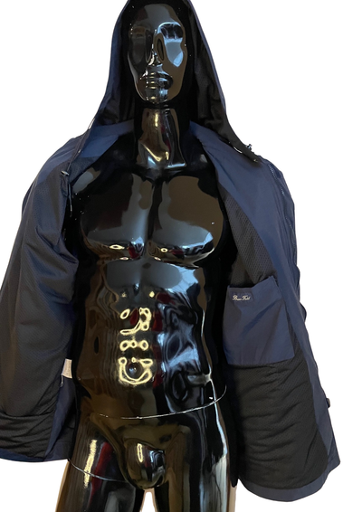 🧥 Veste imperméable – Élégance urbaine marine Taille L 💙☔