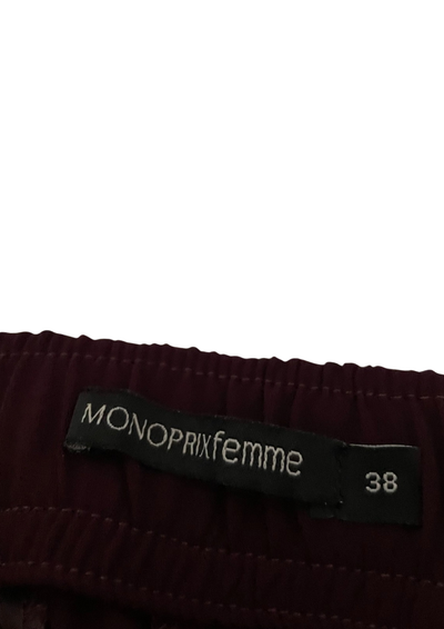 🍷 Pantalon carotte bordeaux Taille 38 ✨