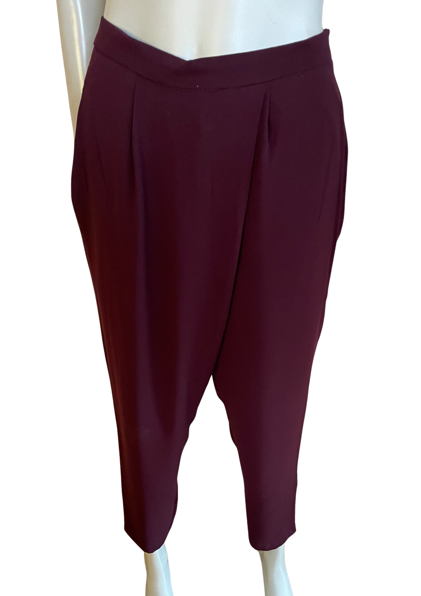 🍷 Pantalon carotte bordeaux Taille 38 ✨