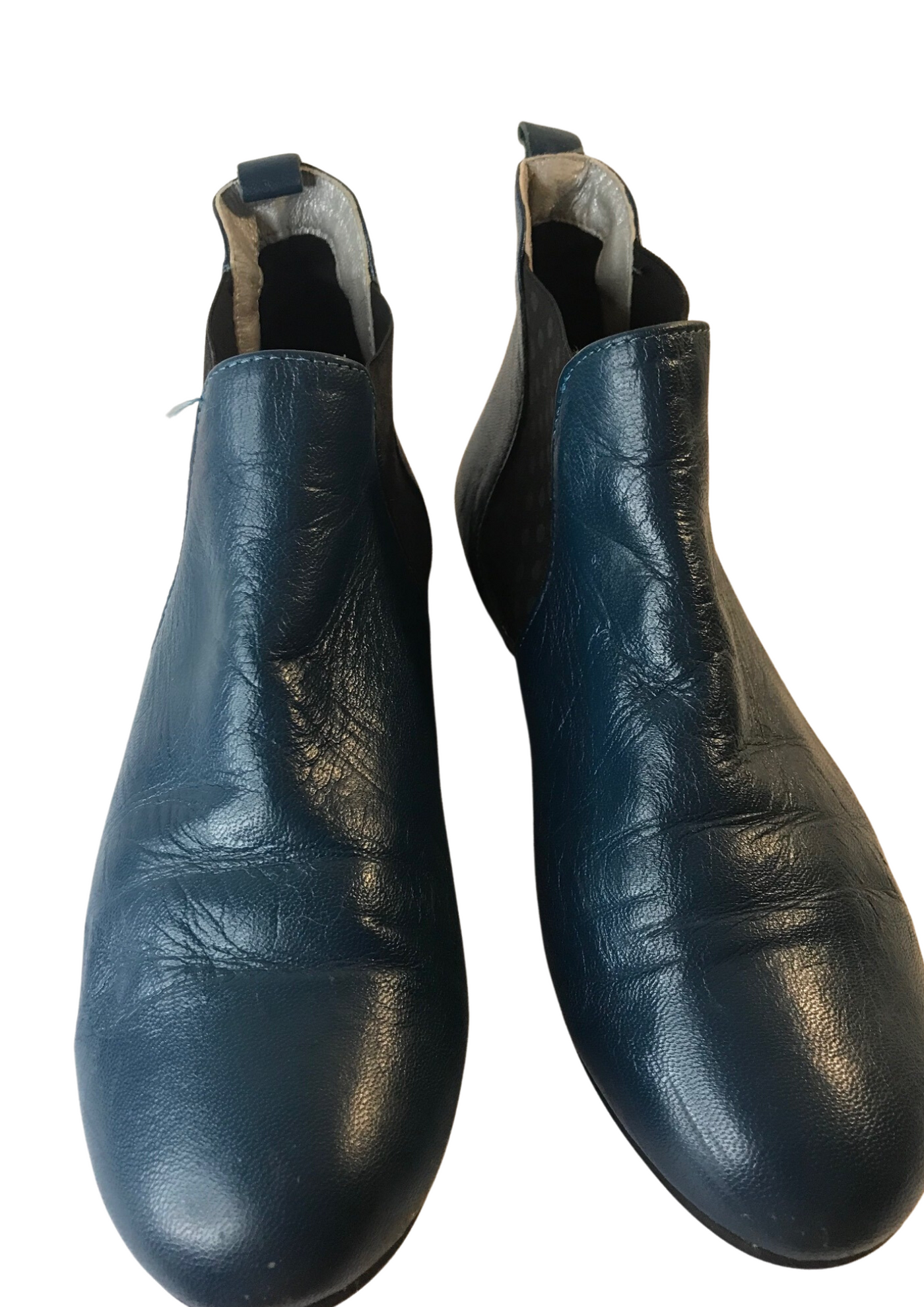 Boots plates en cuir Pointure 38
