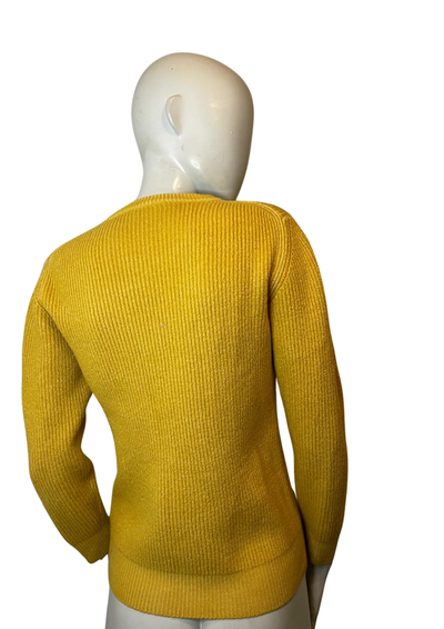 💥 Pull en laine jaune Taille 36💥