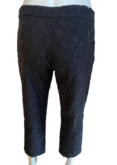 🖤 Pantalon en dentelle florale – Taille 40 🌸✨