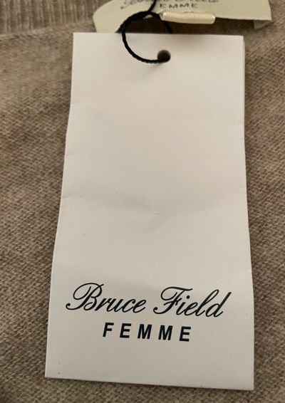 🧶 Pull laine & cachemire Beige – Taille 40 👌