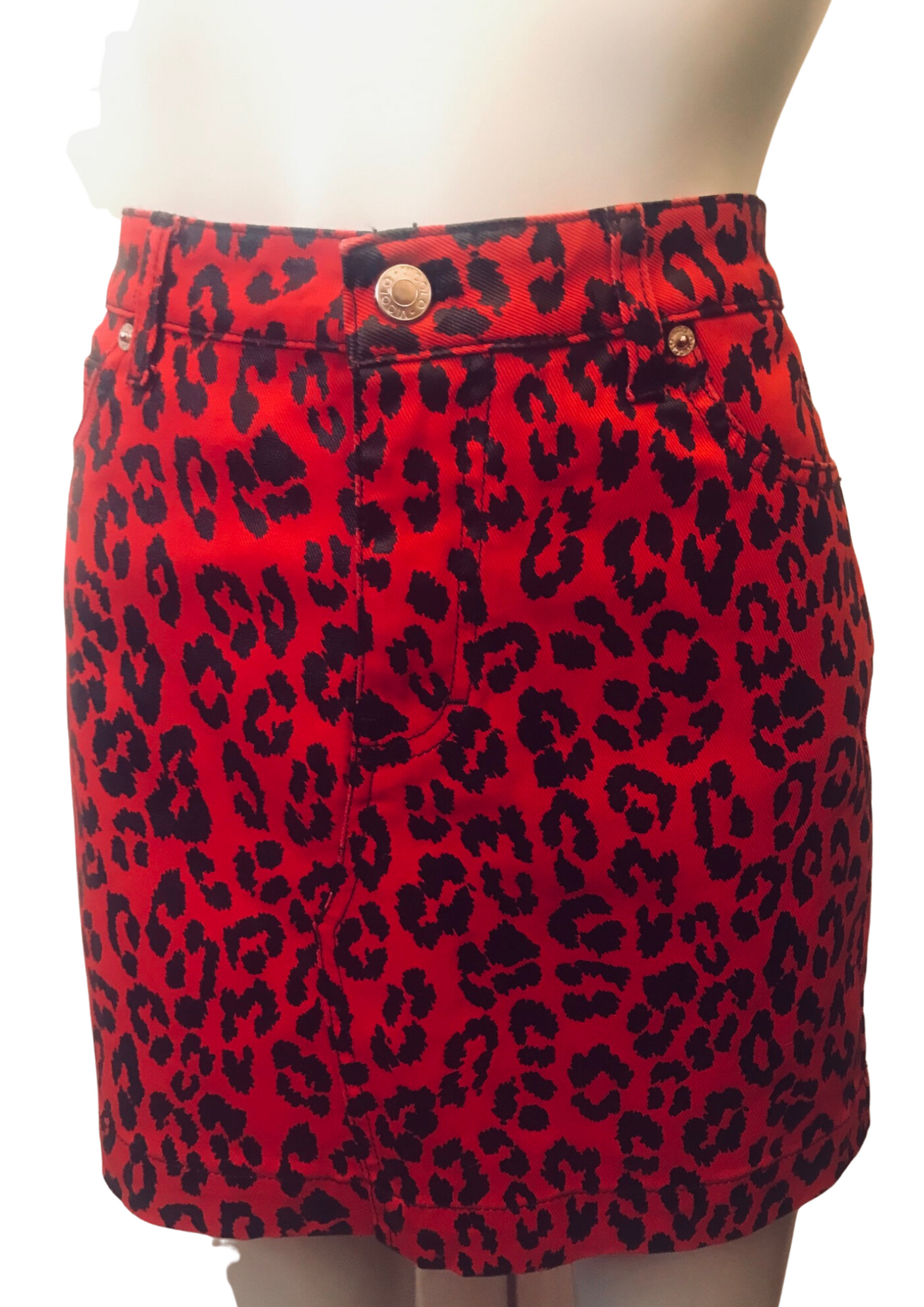 Jupe à motifs léopard Taille 38 (Neuf)