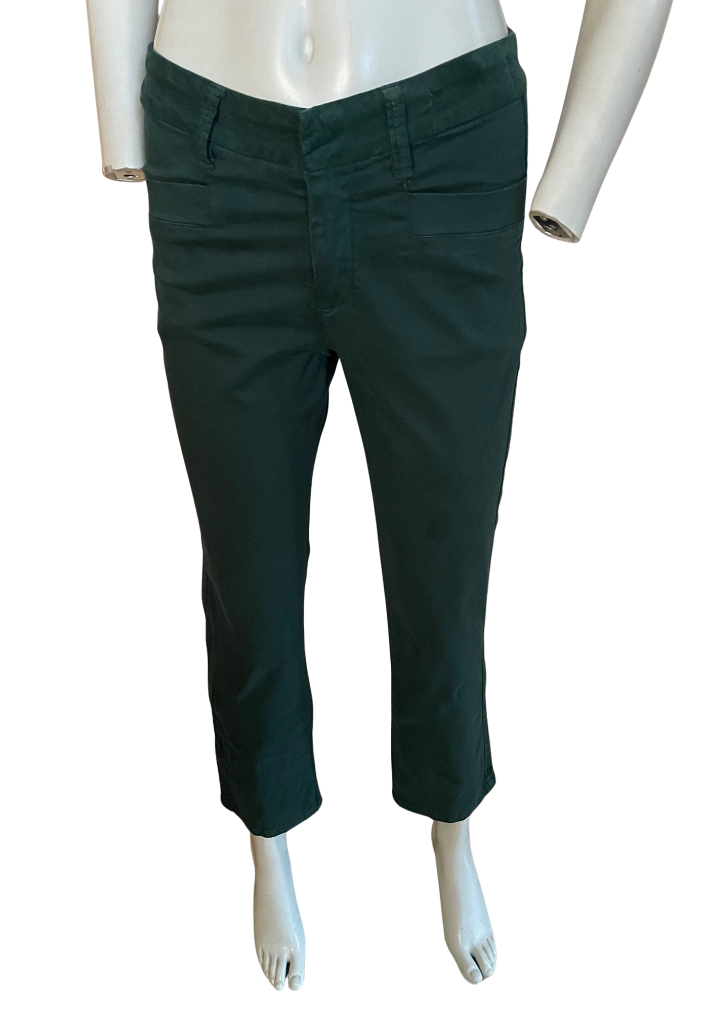 ✨ Pantalon 7/8 Vert Foncé  – Taille 24 ✨👖🌿