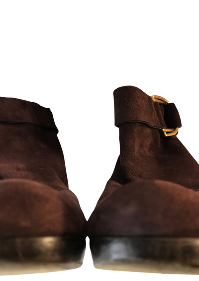 Boots en daim et cuir Pointure 39