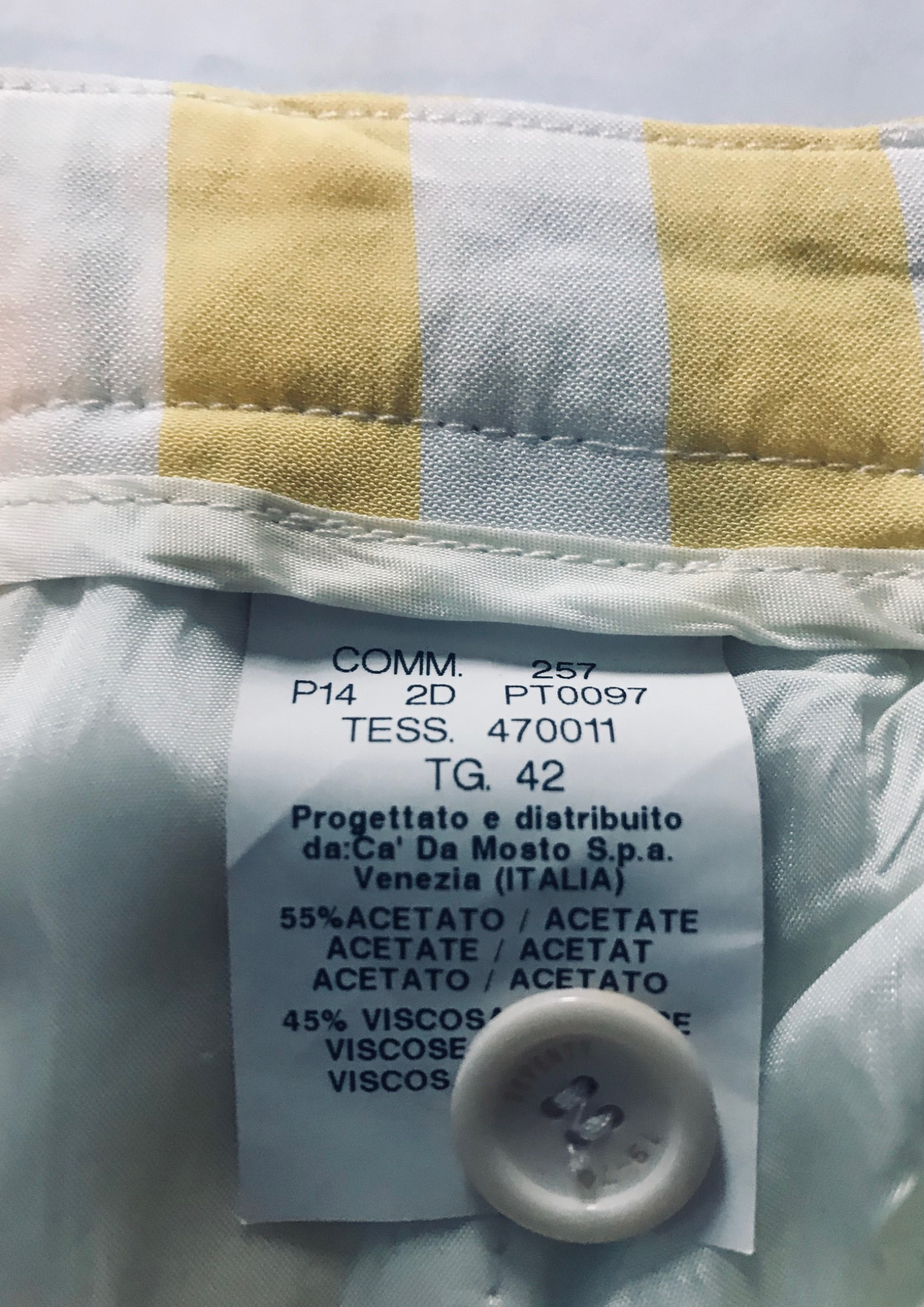 Pantalon rayé Taille 38