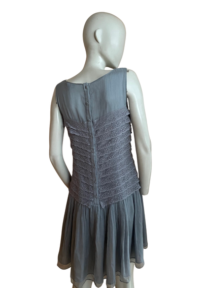 🌟 Robe en soie bleue Taille 38 🌟