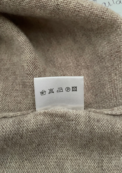 🧶 Pull laine & cachemire Beige – Taille 40 👌