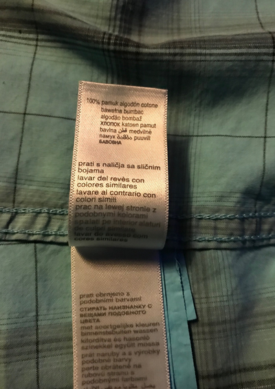 Chemisette à carreaux Taille M