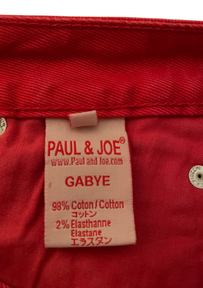 👖✨ Jean slim rouge – Modèle Gabye Taille 36