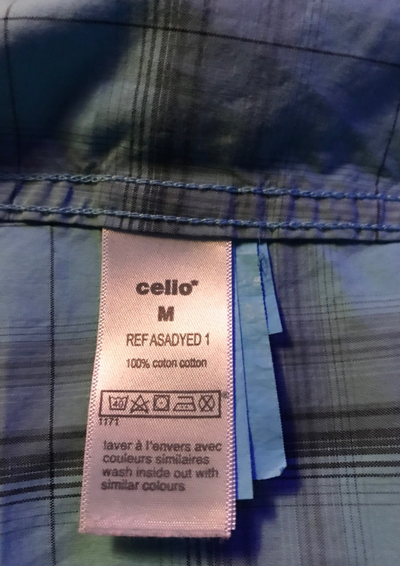 Chemisette à carreaux Taille M