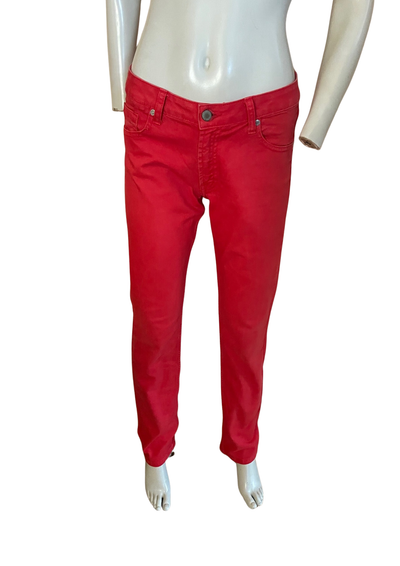 👖✨ Jean slim rouge – Modèle Gabye Taille 36