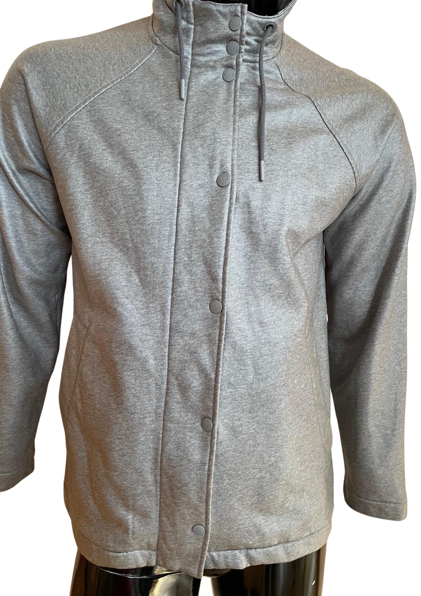 Veste à capuche  🧥 – Gris chiné, confort Taille M