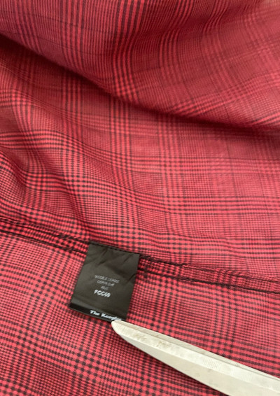 ✨ Chemise Femme à Carreaux Rouge & Noir Taille 38✨