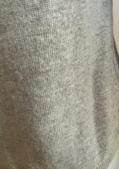 🧶 Pull laine & cachemire Beige – Taille 40 👌