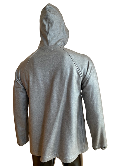 Veste à capuche  🧥 – Gris chiné, confort Taille M