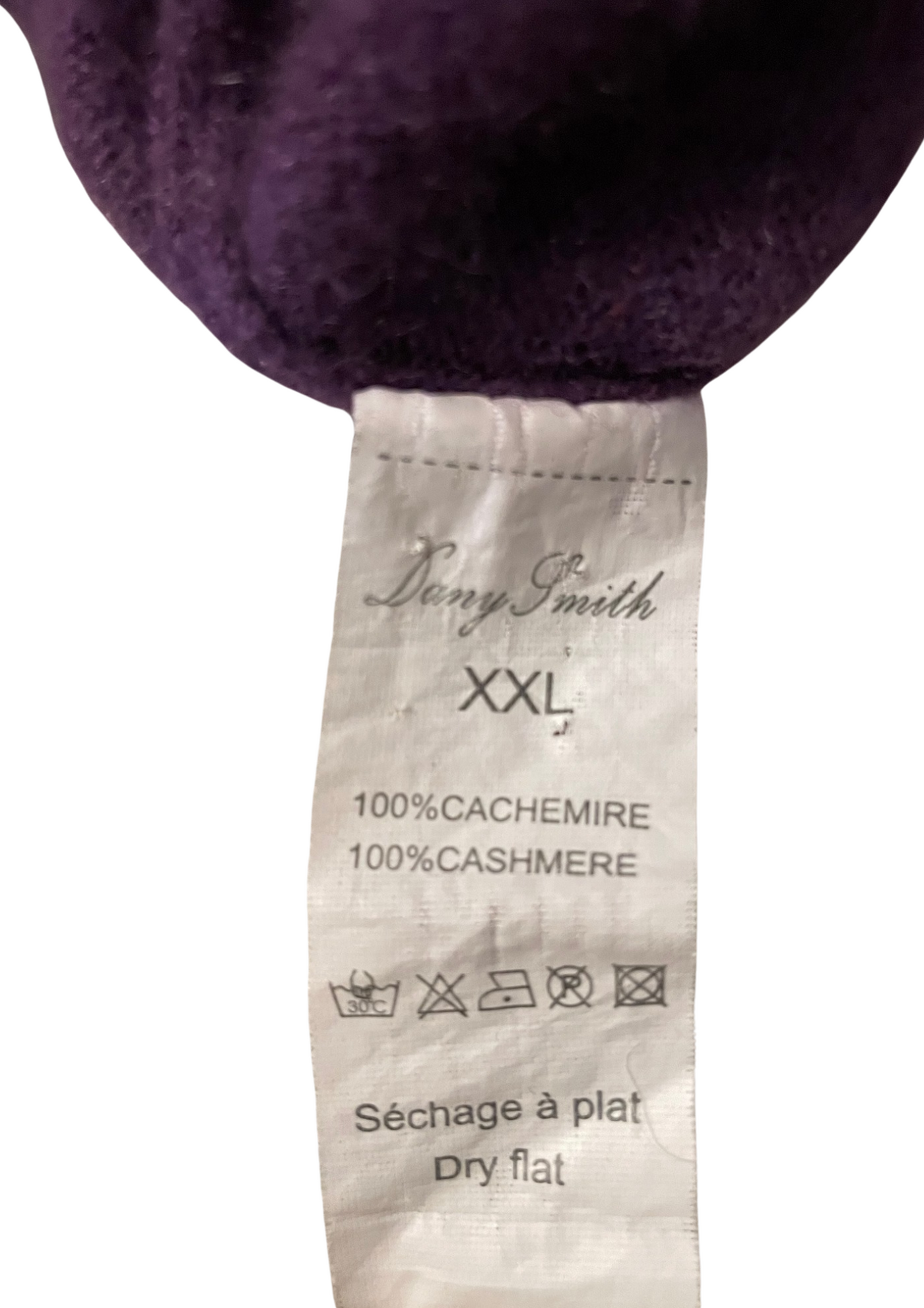 💥 Pull en cachemire violet Taille XXL 💥