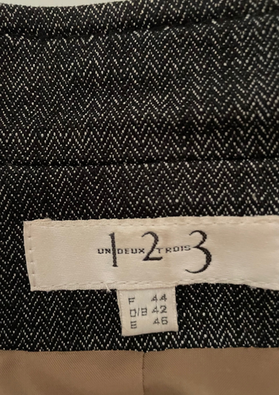 🧥 Veste chic zippée Taille 44 💼✨