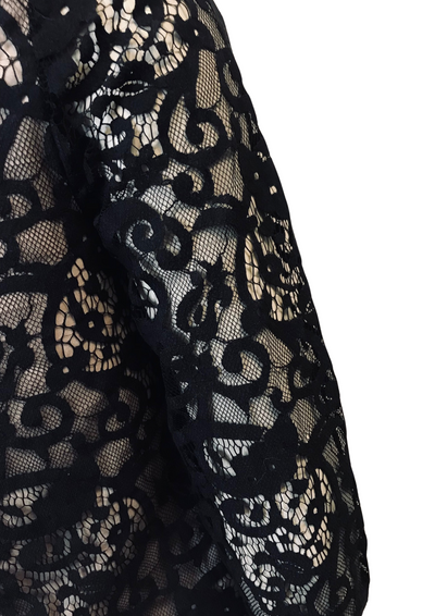 🖤 Top en Dentelle Noire  Élégance & Raffinement - Taille XS 🌹