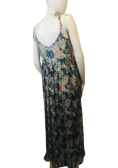 🌸👗 Robe Longue Fluide fleurie – Taille 36 🌿✨