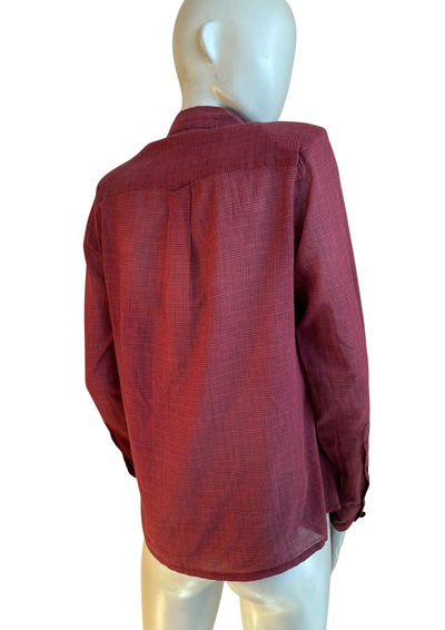 ✨ Chemise Femme à Carreaux Rouge & Noir Taille 38✨