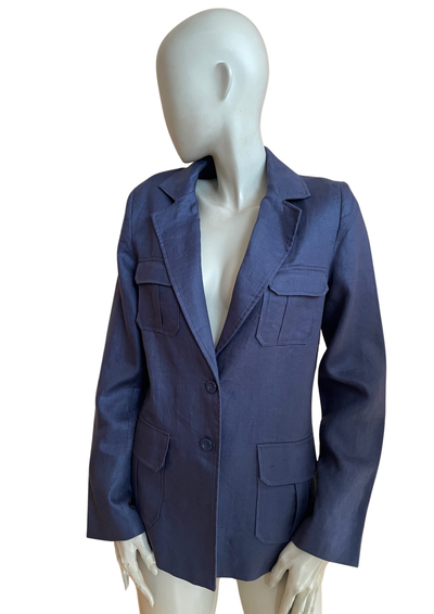 🌟 Blazer chic en lin Taille 40 🌟