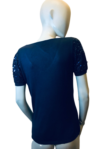Tee-shirt à manches pailletées Taille 38