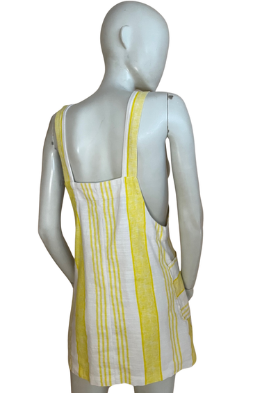 🟡 Robe à bretelles rayée Taille 36 🟡